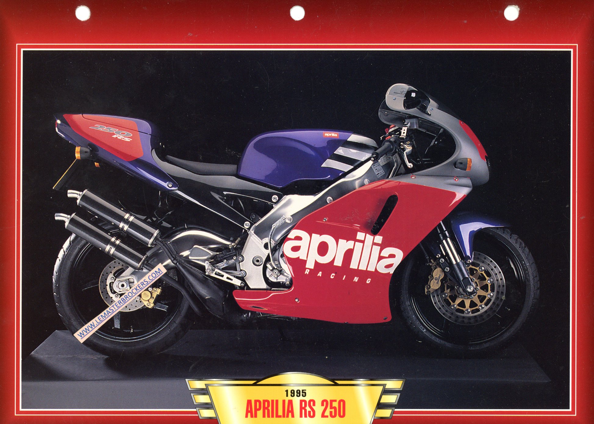 DOCUMENT MOTO APRILIA RS 250 1995 FICHE MOTO RS250