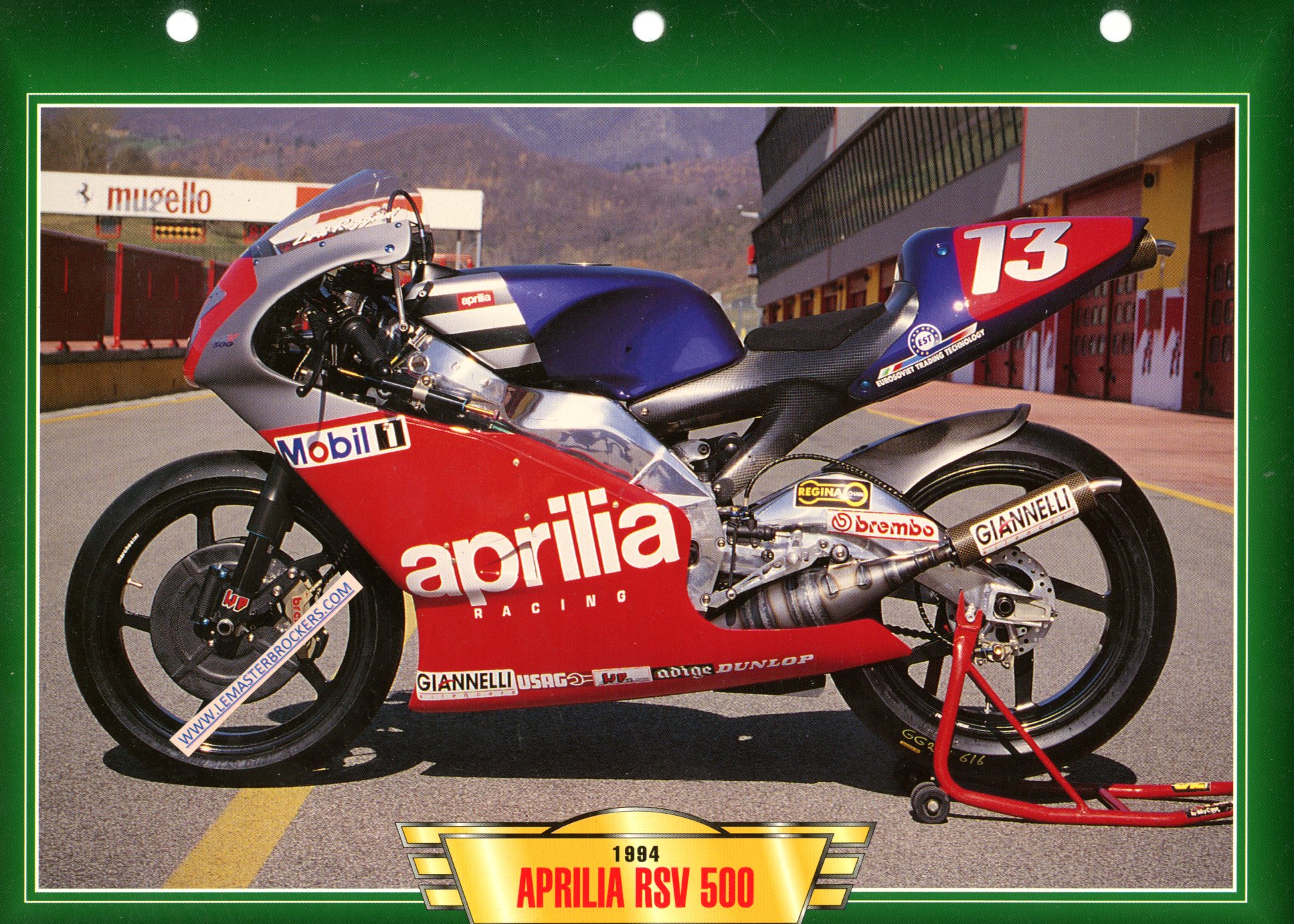 DOCUMENT MOTO APRILIA RSV 500 1994