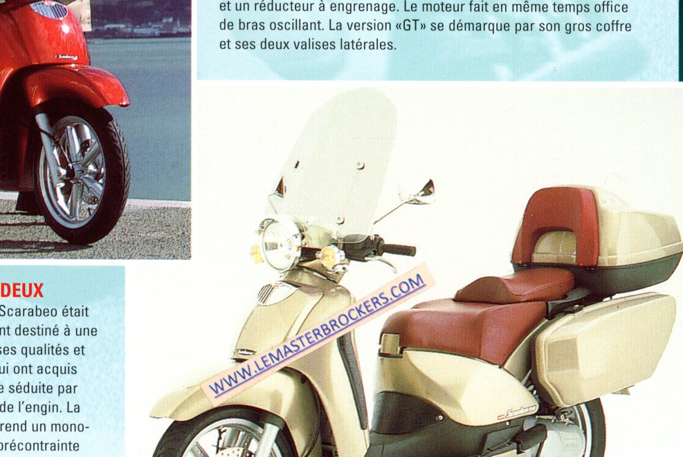 FICHE APRILIA 125 SCARABEO 1993