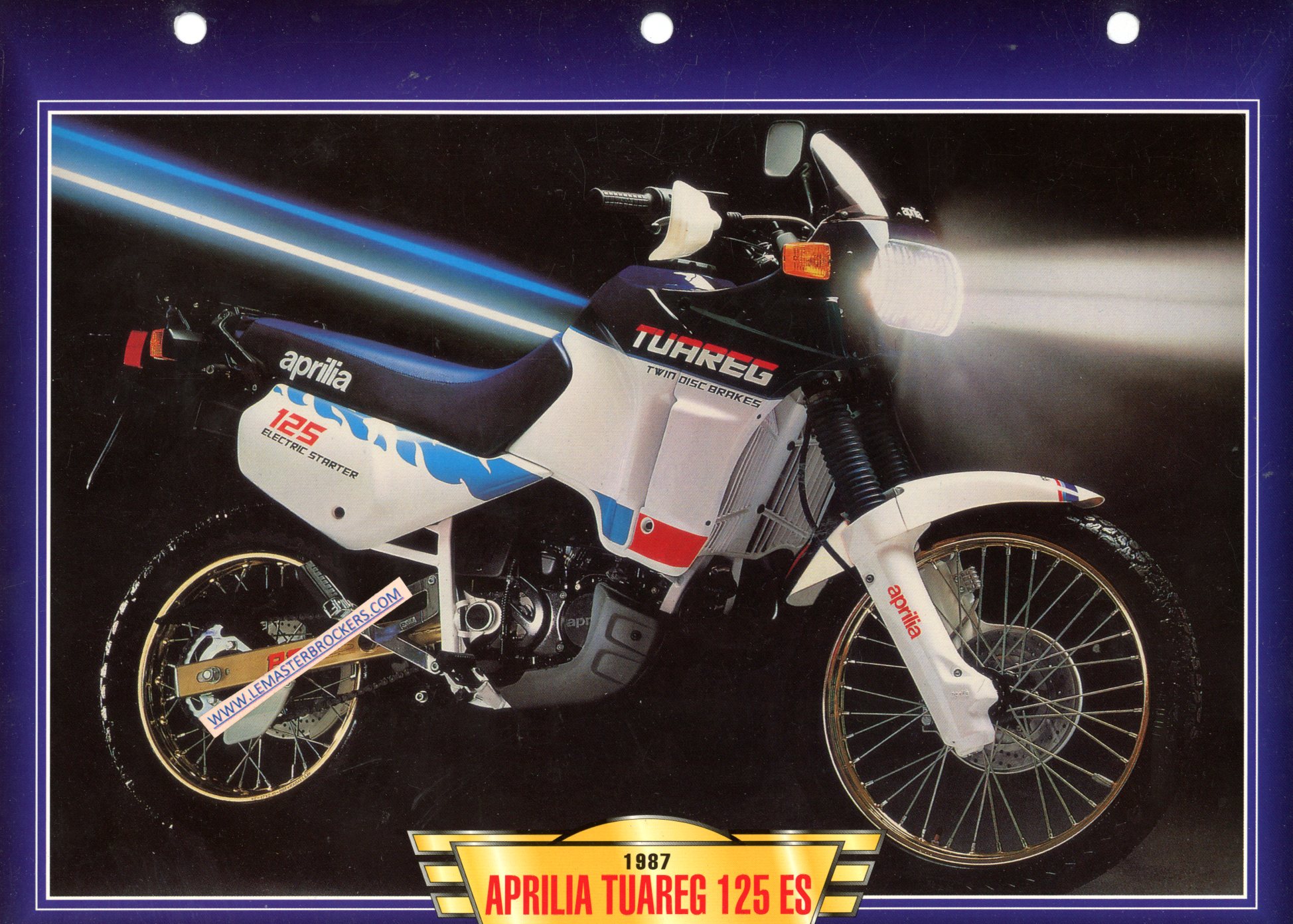 DOCUMENT MOTO APRILIA TUAREG 125 ES