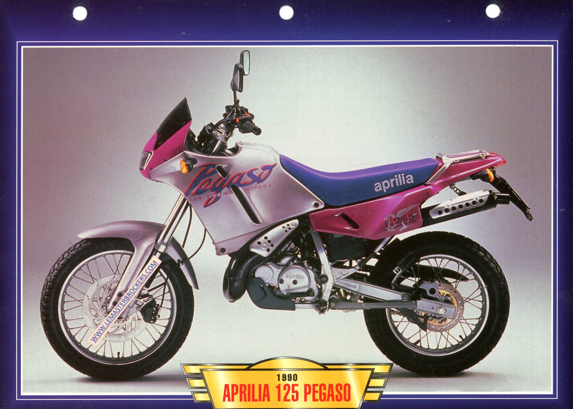 DOCUMENT MOTO APRILIA 125 PEGASO 1990