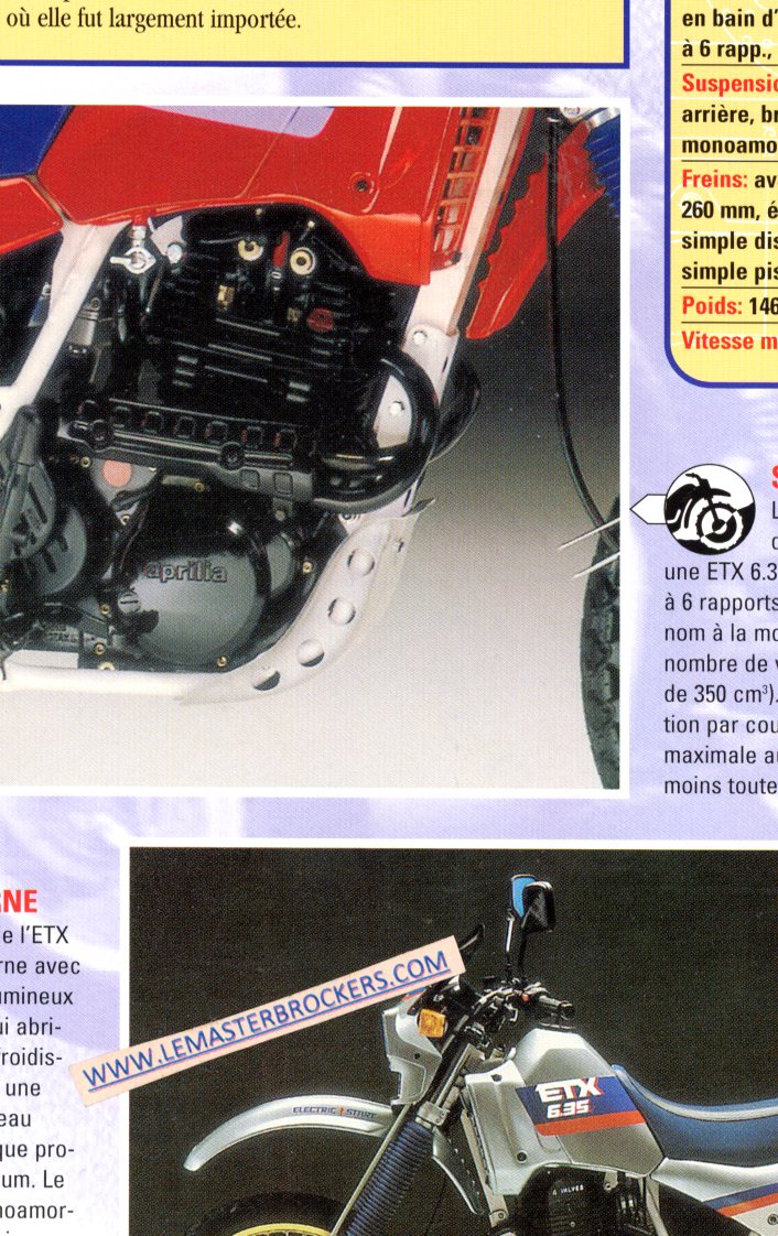 FICHE MOTO APRILIA ETX635 ETX 635