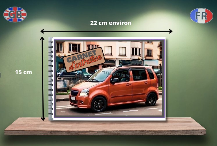 CARNET DENTRETIEN POUR VEHICULE