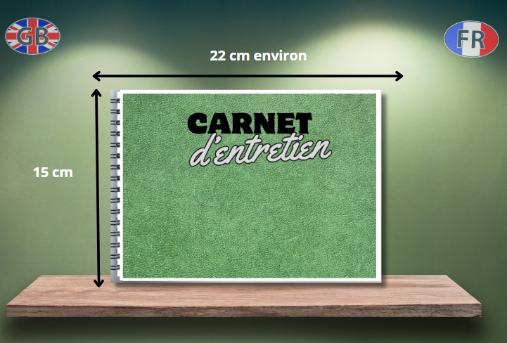 CARNET DENTRETIEN VERT UNIVERSEL TRIUMPH MG MINI