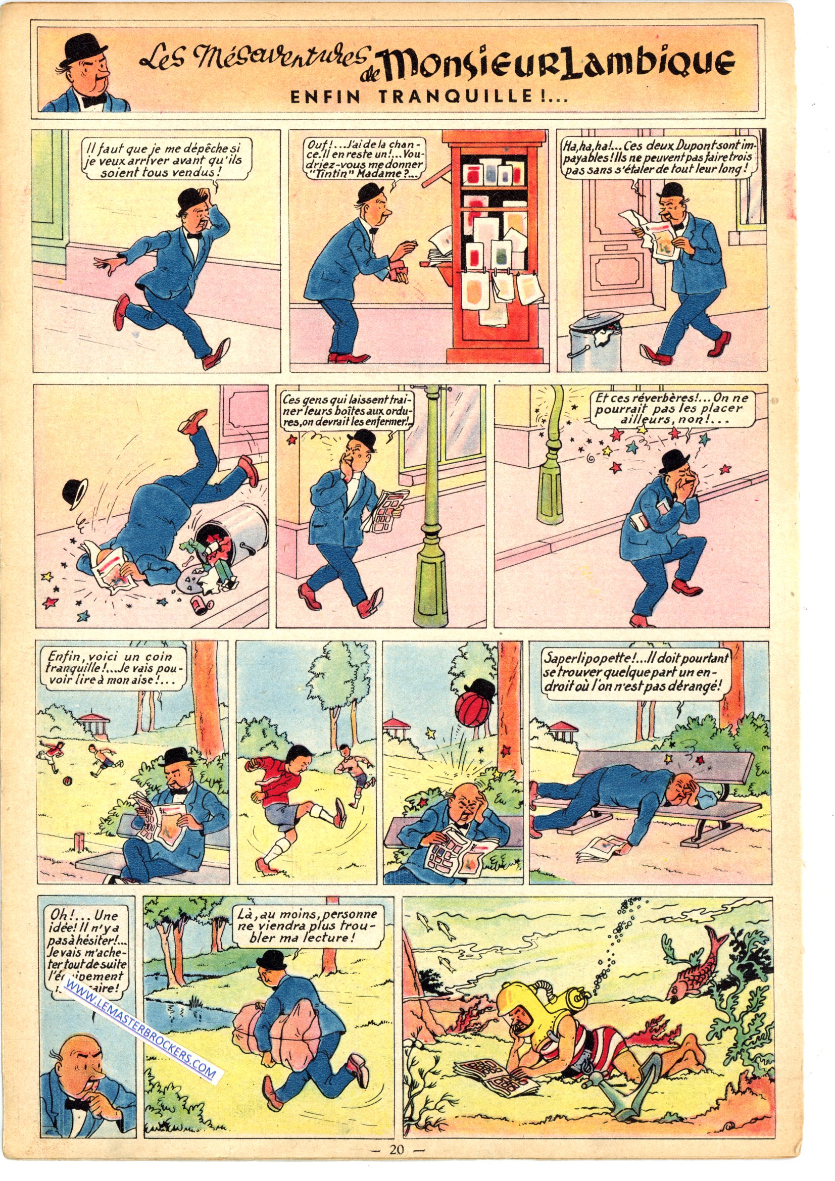 JOURNAL DE TINTIN n° 8 1949 DU 24 FEVRIER