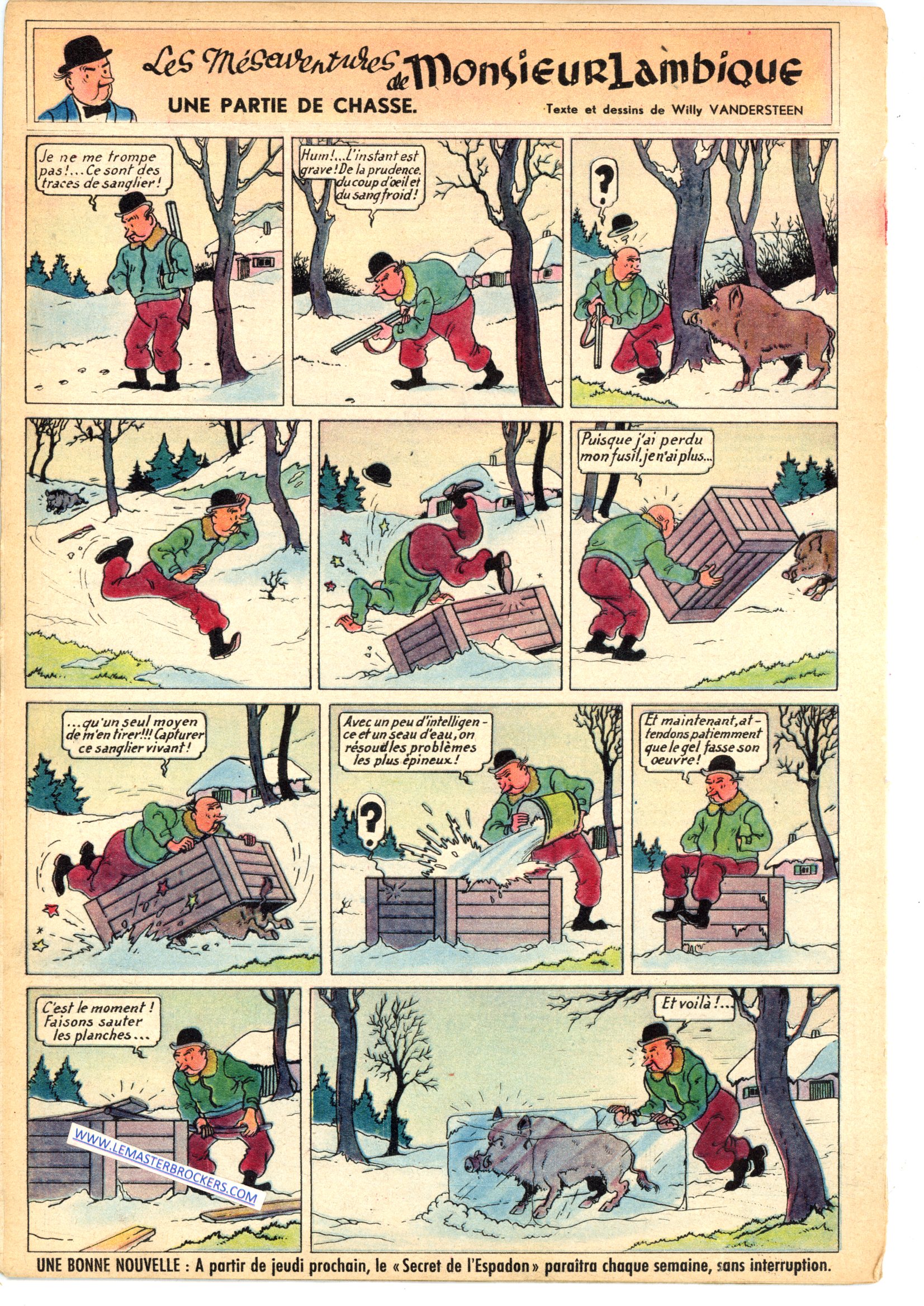 JOURNAL DE TINTIN n° 9 1949 DU 3 MARS