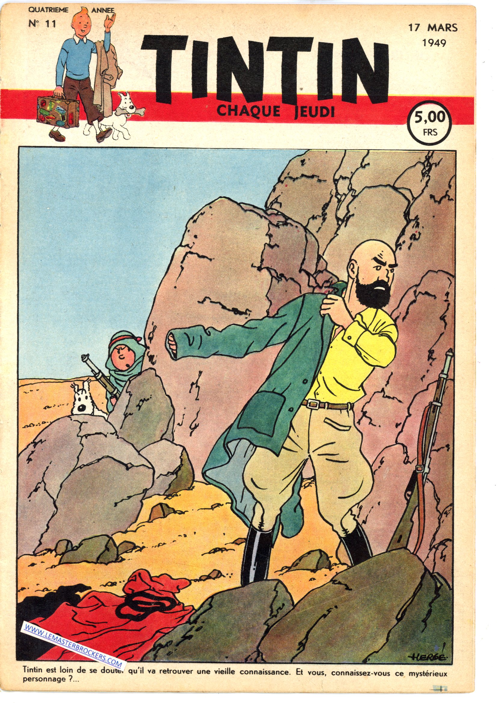 JOURNAL DE TINTIN 1949 DU 17 MARS