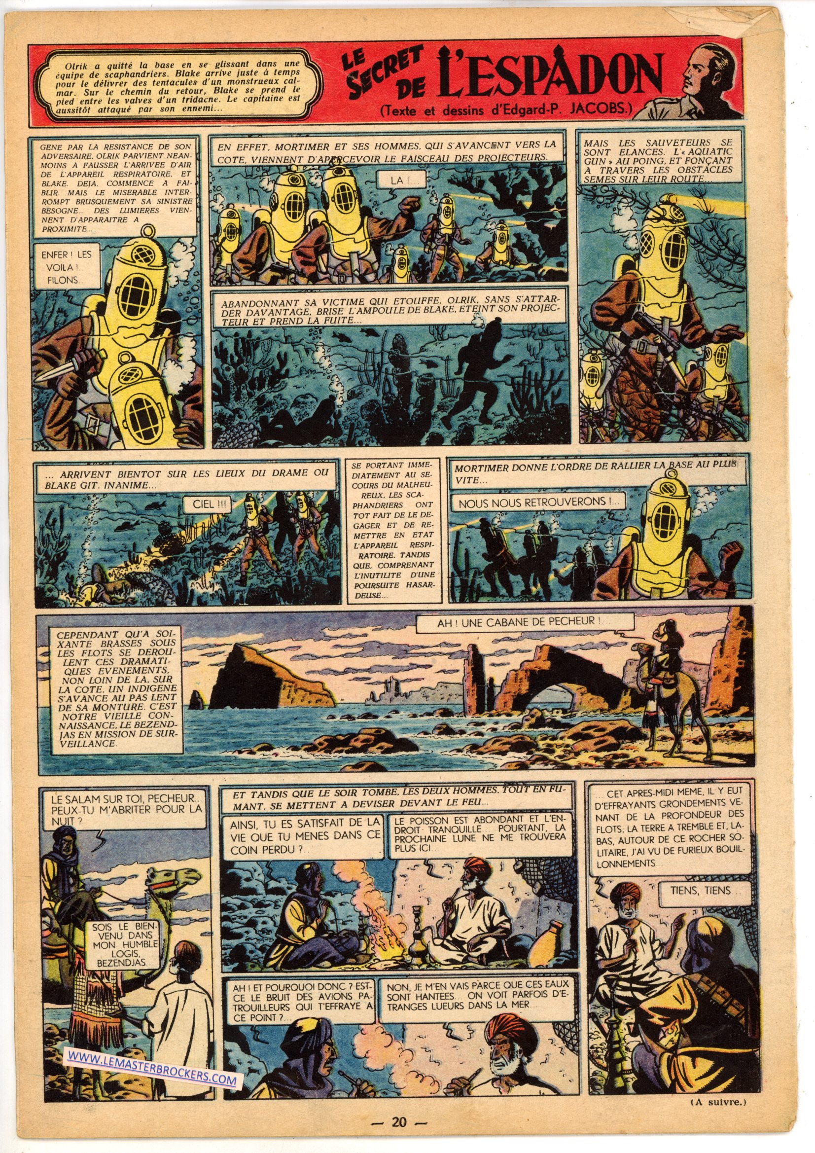 TINTIN 1949 JACOB SECRET DE ESPADON