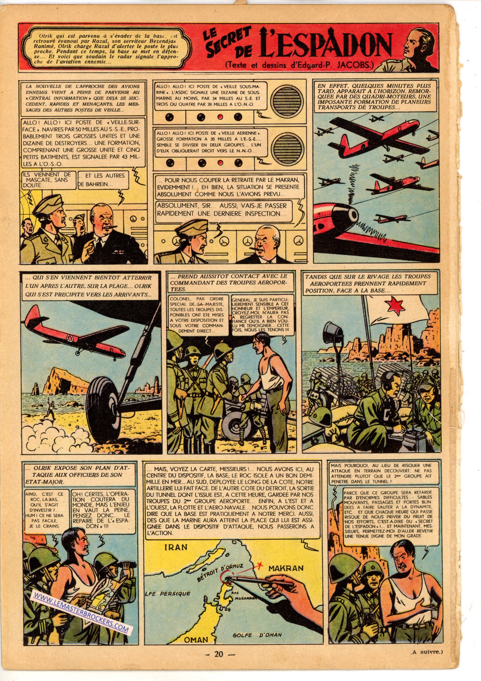 TINTIN 1949 SECRET DE LESPADON JACOBS
