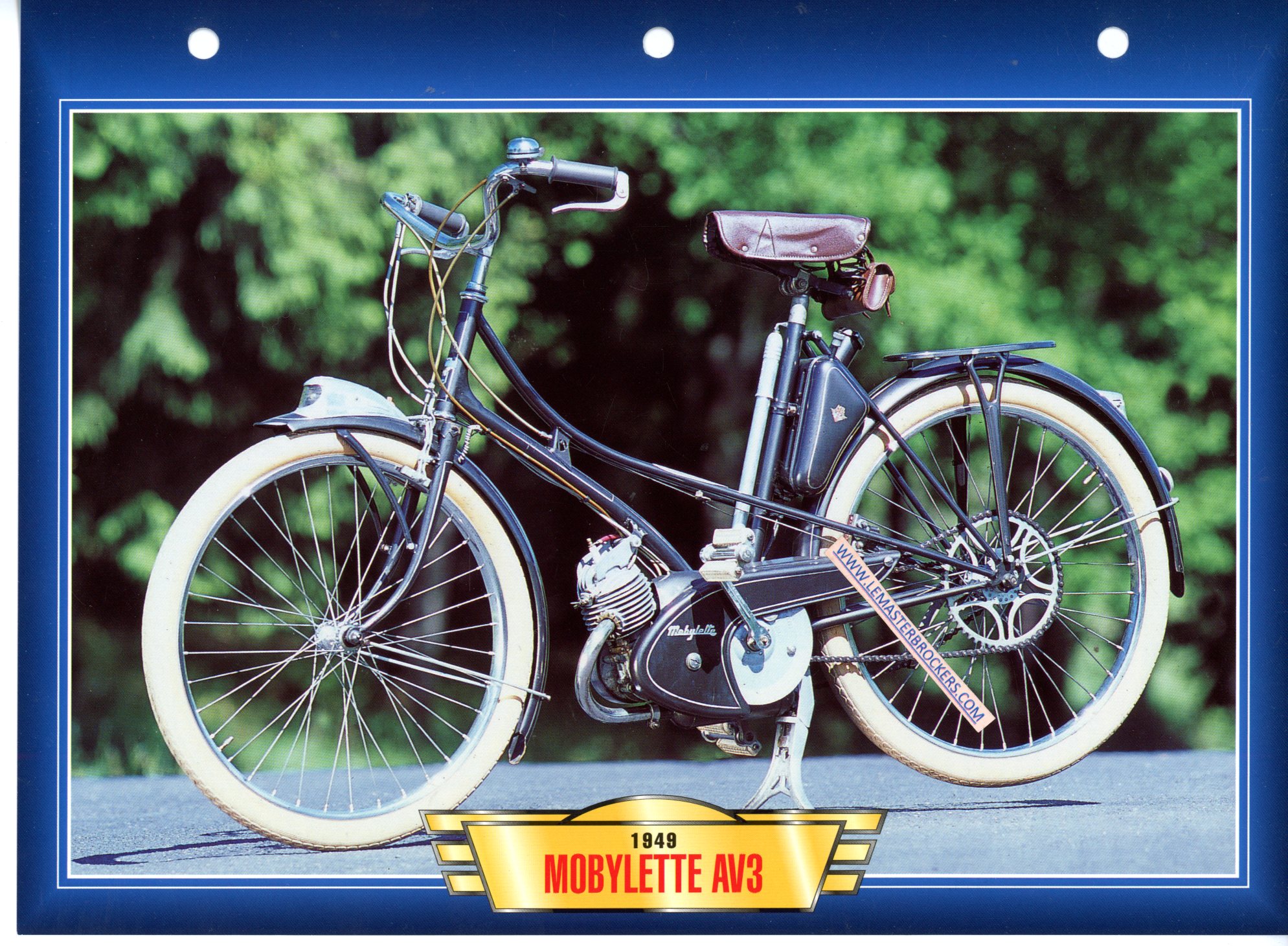 DOCUMENT MOBYLETTE AV3 1949