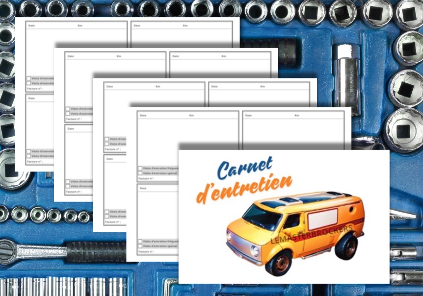 CARNET ENTRETIEN RESTAURATION VAN V8 V6