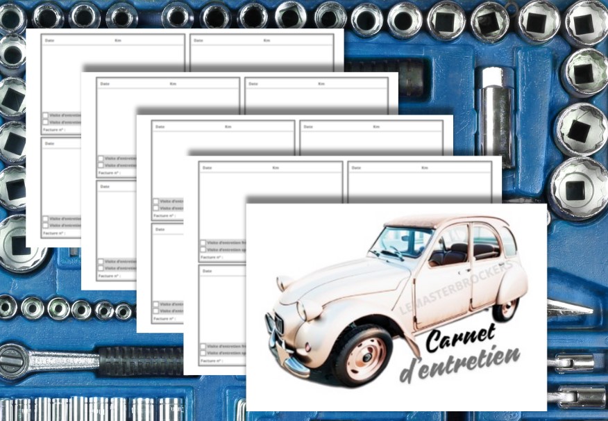 CARNET ENTRETIEN RESTAURATION CITROEN 2CV DEUCH