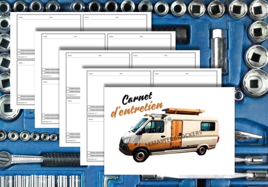 CARNET ENTRETIEN CAMION VAN AMÉNAGÉ