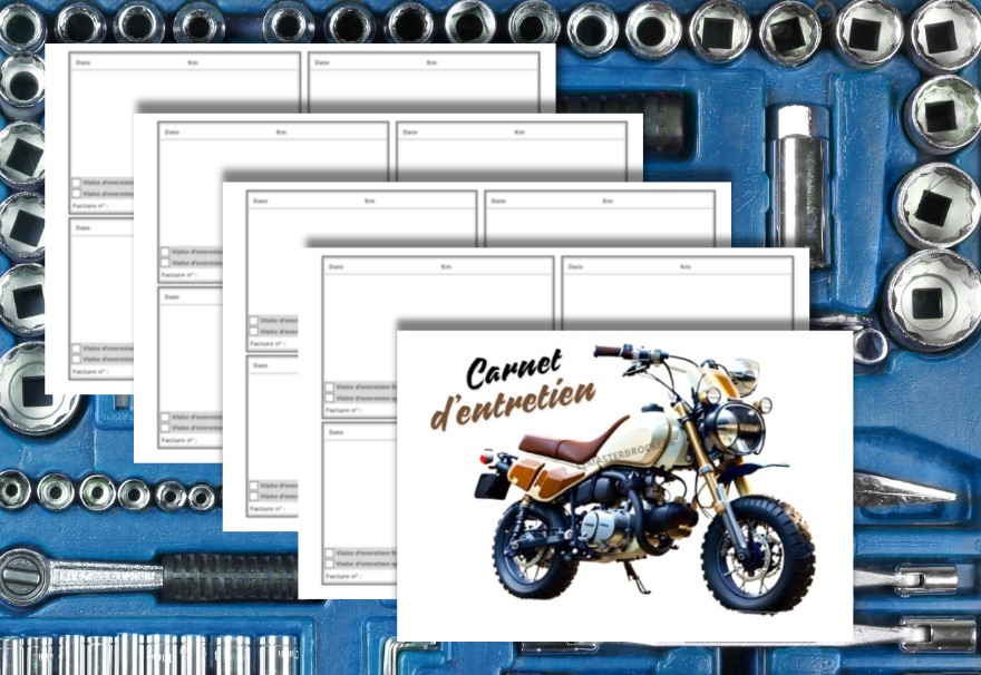 CARNET ENTRETIEN MINI MOTO