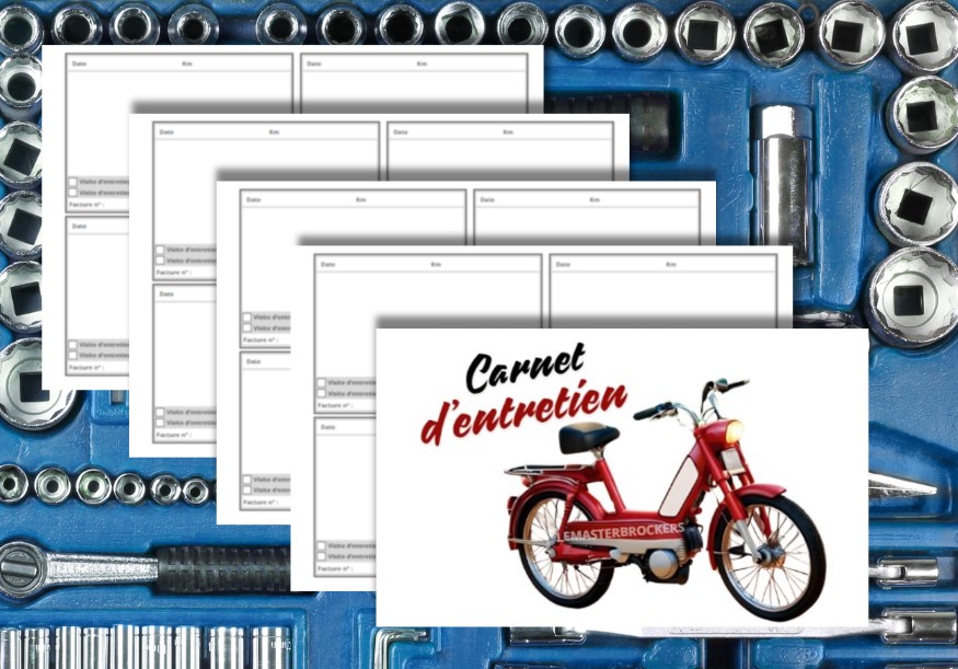 CARNET ENTRETIEN RESTAURATION MOBYLETTE CYCLOMOTEUR