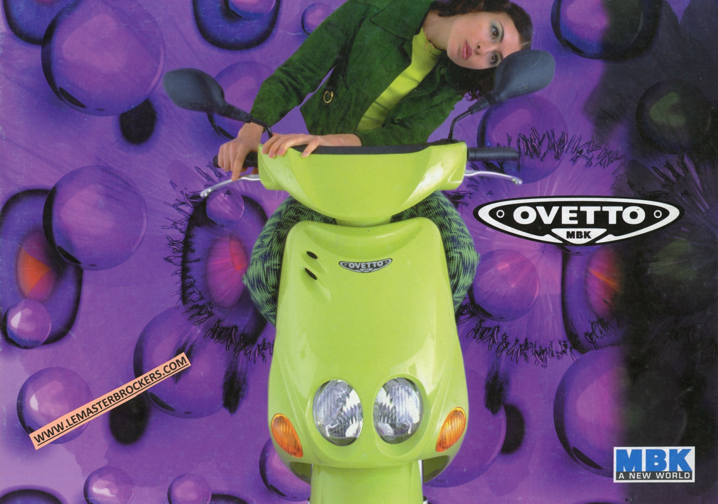 MBK OVETTO 1997 - BROCHURE MBK SCOOTER 1997 PUBLICITAIRE