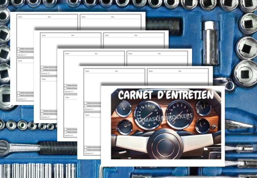 CARNET ENTRETIEN RESTAURATION VOITURE DE COLLECTION