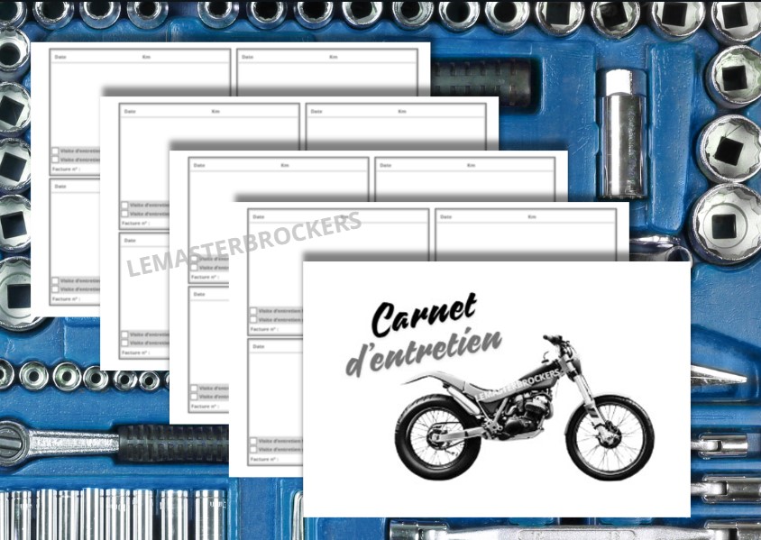 CARNET ENTRETIEN RESTAURATION MOTO TRIAL