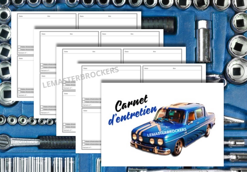 CARNET ENTRETIEN RESTAURATION R8 GORDINI