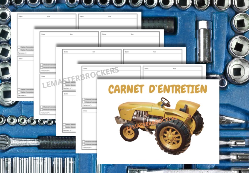CARNET ENTRETIEN RESTAURATION TRACTEUR AGRICOLE