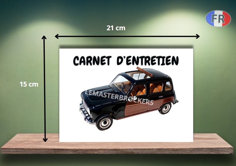 CARNET ENTRETIEN RESTAURATION 4L PARISIENNE