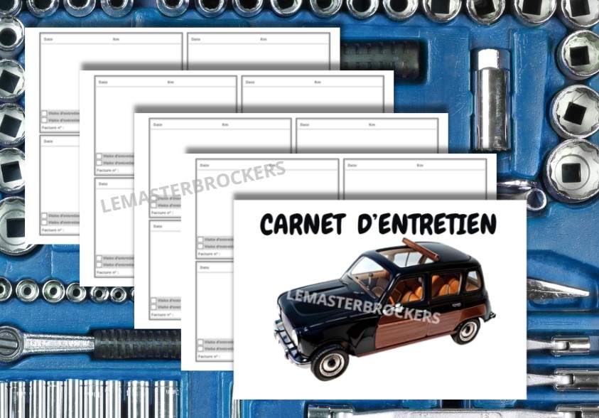 CARNET ENTRETIEN RESTAURATION 4L PARISIENNE