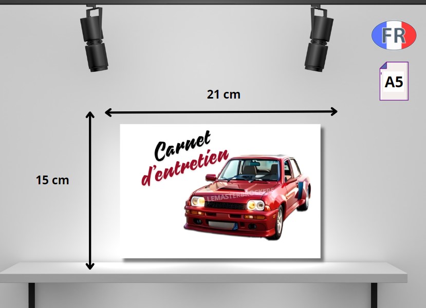 CARNET ENTRETIEN RESTAURATION R5 TURBO