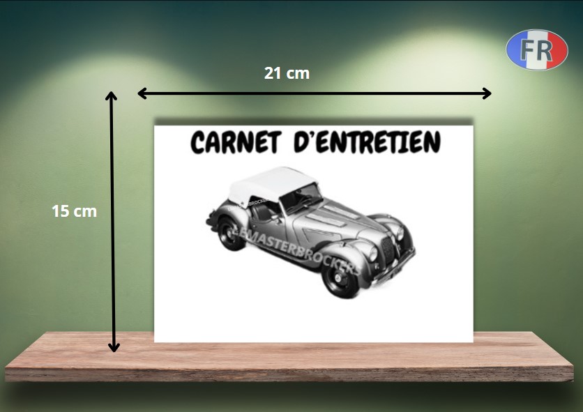 CARNET ENTRETIEN RESTAURATION ROADSTER PLUS 8  8