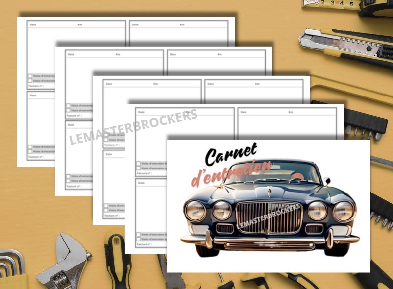 CARNET ENTRETIEN RESTAURATION VOITURE DE COLLECTION XJ6