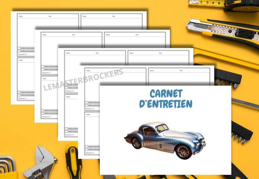 CARNET ENTRETIEN RESTAURATION VOITURE DE COLLECTION XK
