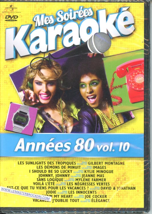 DVD MES SOIREES KARAOKE ANNEES 80 VOLUME 10