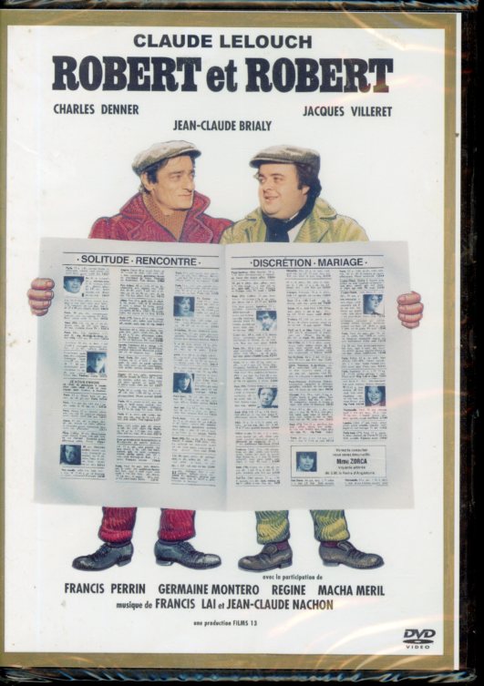 ROBERT ET ROBERT FILM DE CLAUDE LELOUCH - DVD