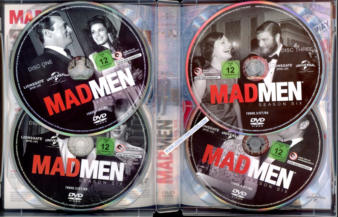 MADMEN SEASON SIX - COFFRET 4 DVD