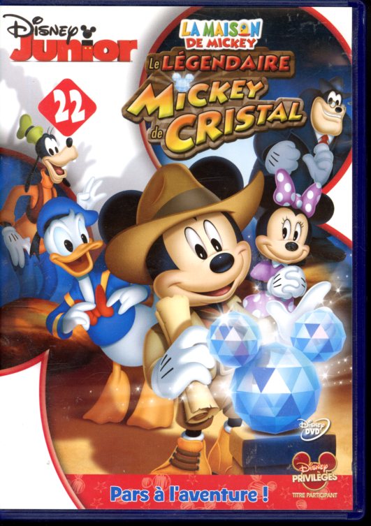 LA MAISON DE MICKEY LE LEGENDAIRE DVD DISNEY JUNIOR