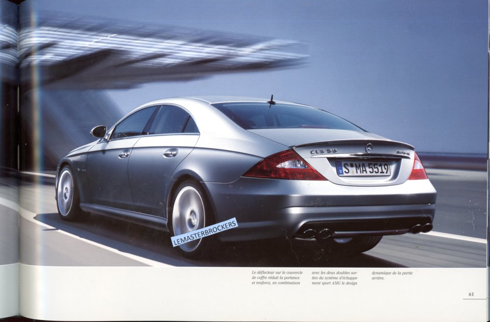 CATALOGUE 2004 MERCEDES C E S CLK CL SLK SL G 55 AMG