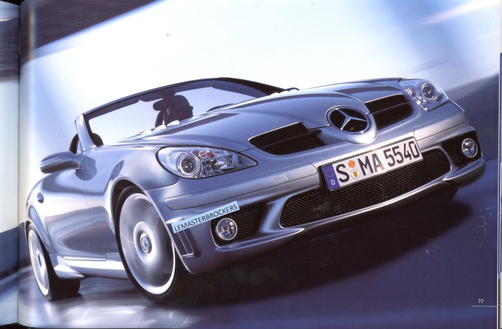 CATALOGUE 2004 MERCEDES C E S CLK CL SLK SL G 55 AMG
