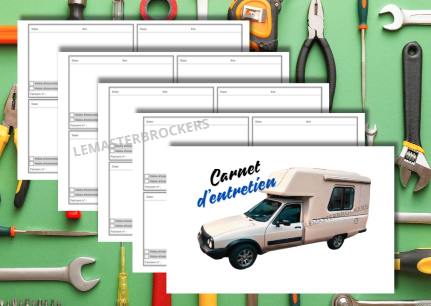 CARNET ENTRETIEN RESTAURATION FOURGONNETTE CAMPING-CAR