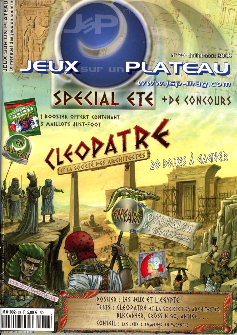 MAGAZINE JEUX SUR UN PLATEAU N° 29 DE 2006