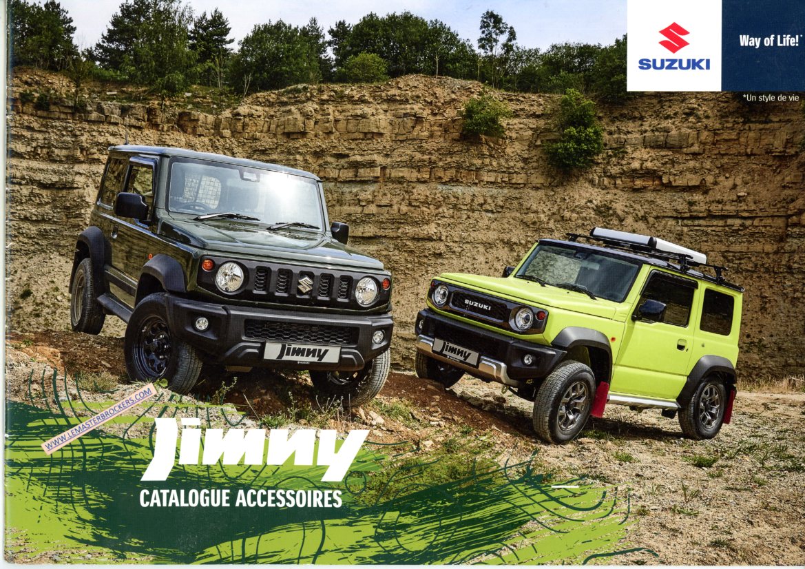 CATALOGUE SUZUKI JIMNY 4X4 ACCESSOIRES 2018