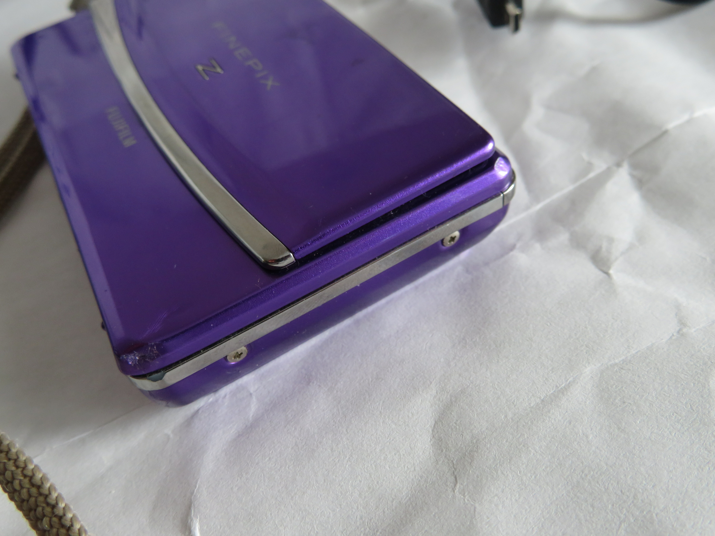 FUJIFILM FINEPIX Z 90 Z90 VIOLET 14MP ZOOM 5X HD MOVIE DIGITAL CAMERA Y2K