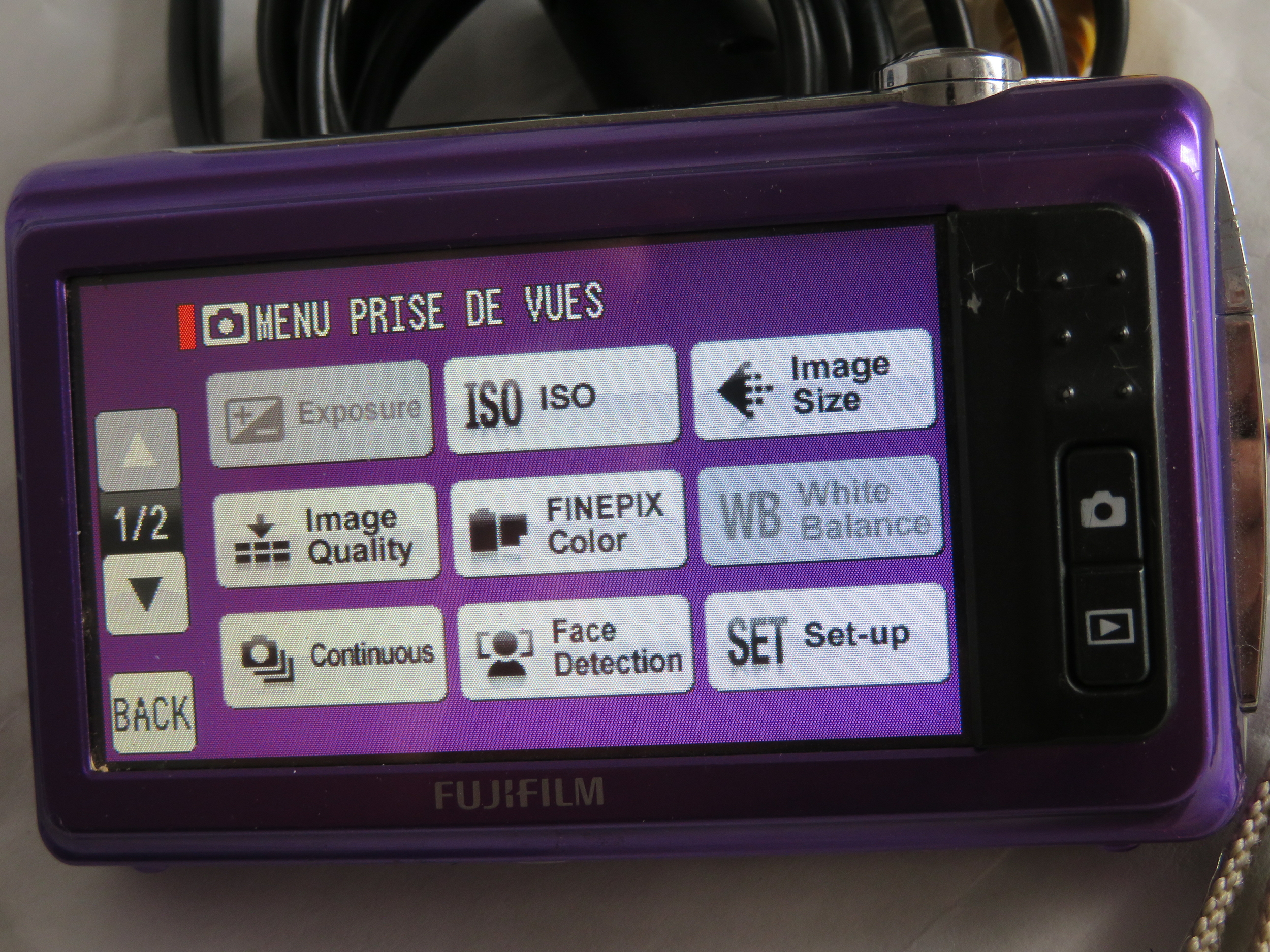 FUJIFILM FINEPIX Z 90 Z90 VIOLET 14MP ZOOM 5X HD MOVIE DIGITAL CAMERA Y2K