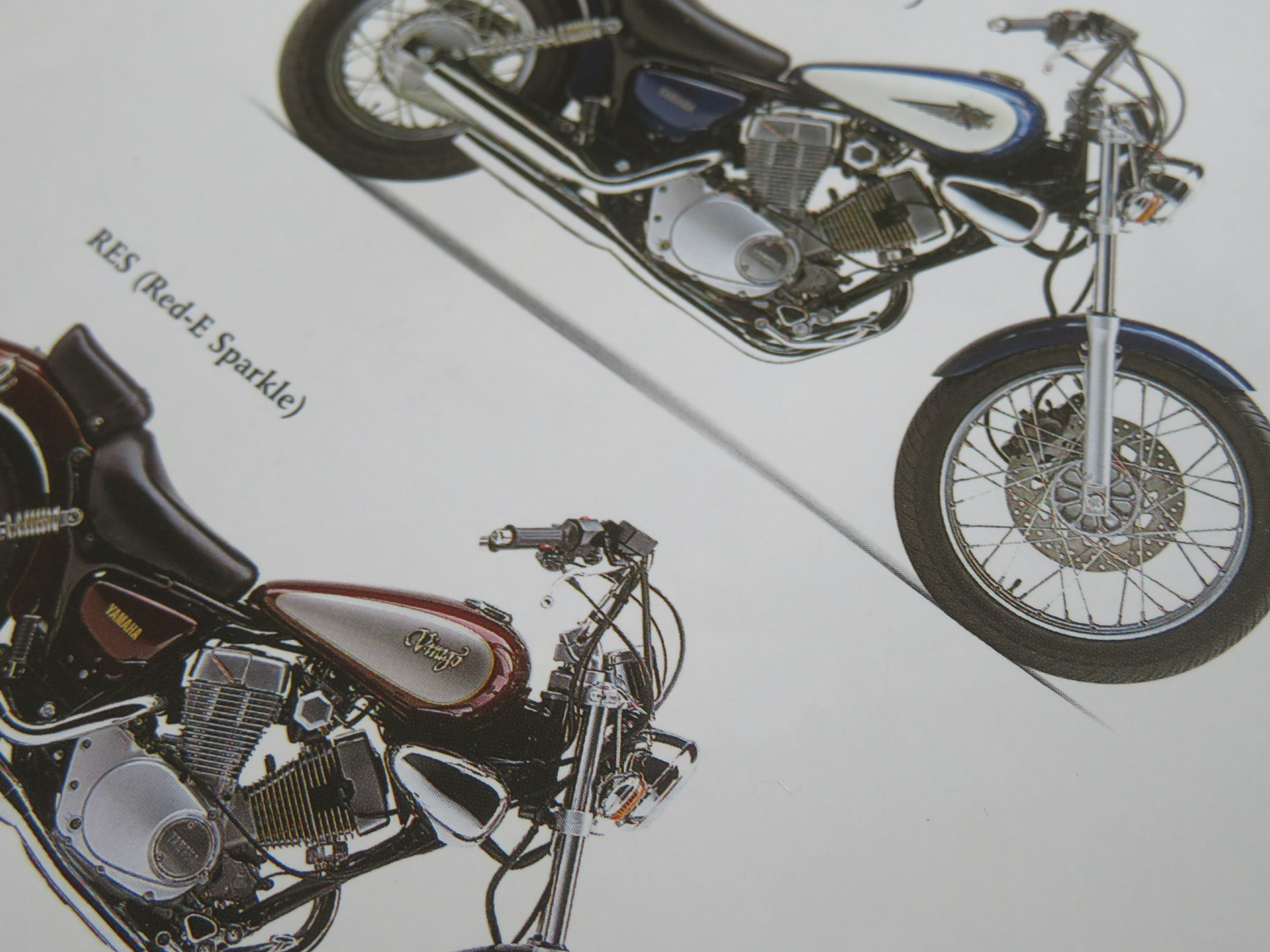 BROCHURE moto YAMAHA XV125 VIRAGO