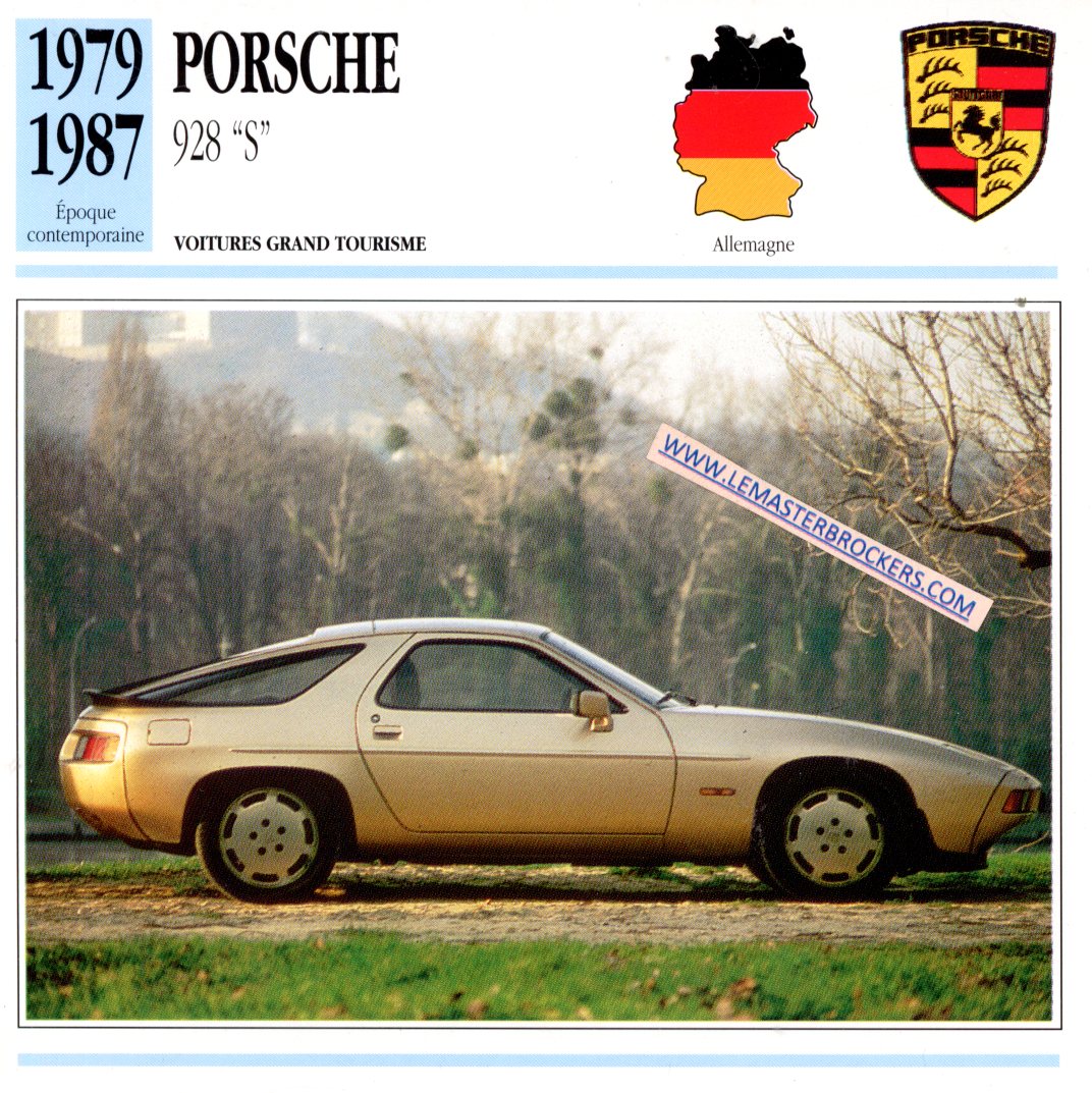 DOCUMENT FICHE PORSCHE 928 S 928S 1979 1987