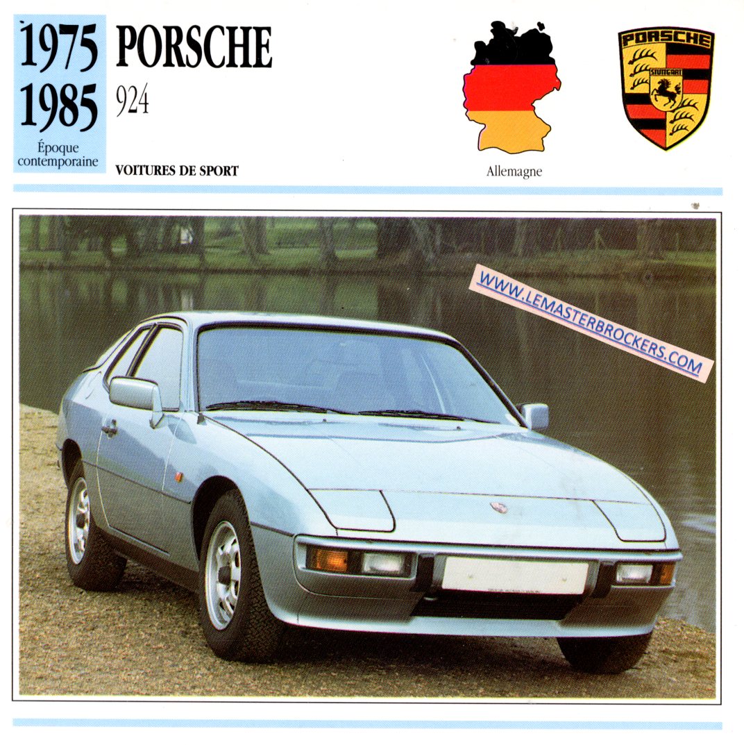 DOCUMENT FICHE AUTO PORSCHE 924 1975 1985