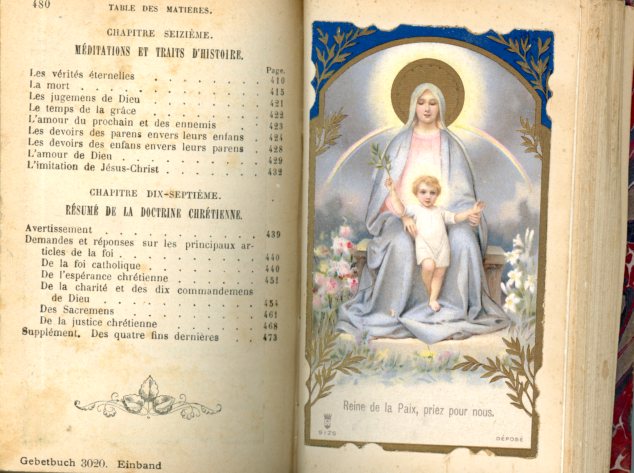 LIVRE DES MISSIONS - IMAGES PIEUSES
