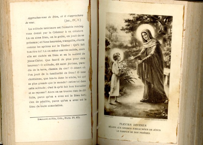 LIVRE DES MISSIONS ET IMAGES PIEUSES