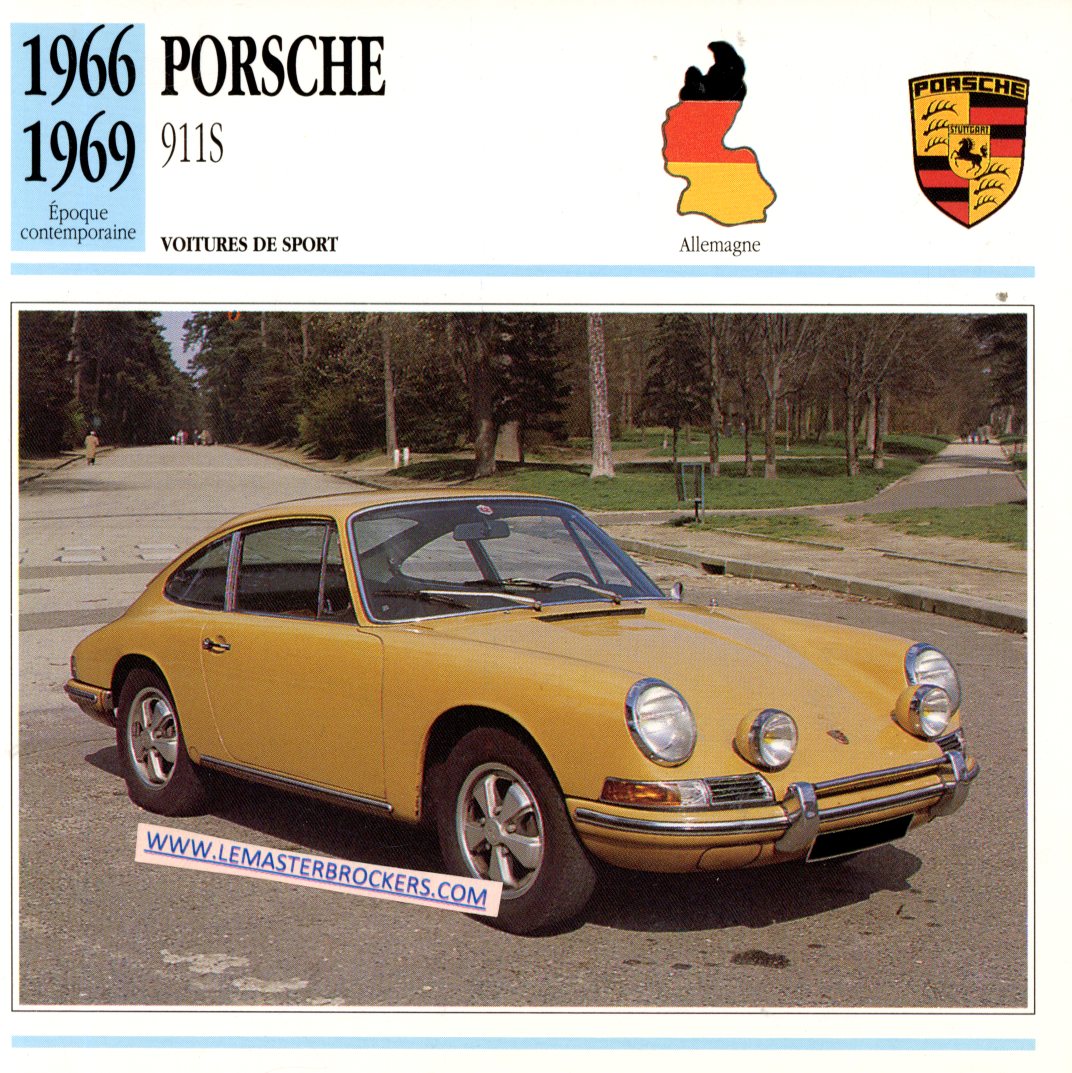 DOCUMENT FICHE AUTO PORSCHE 911 S TARGA 911S 1966 1969