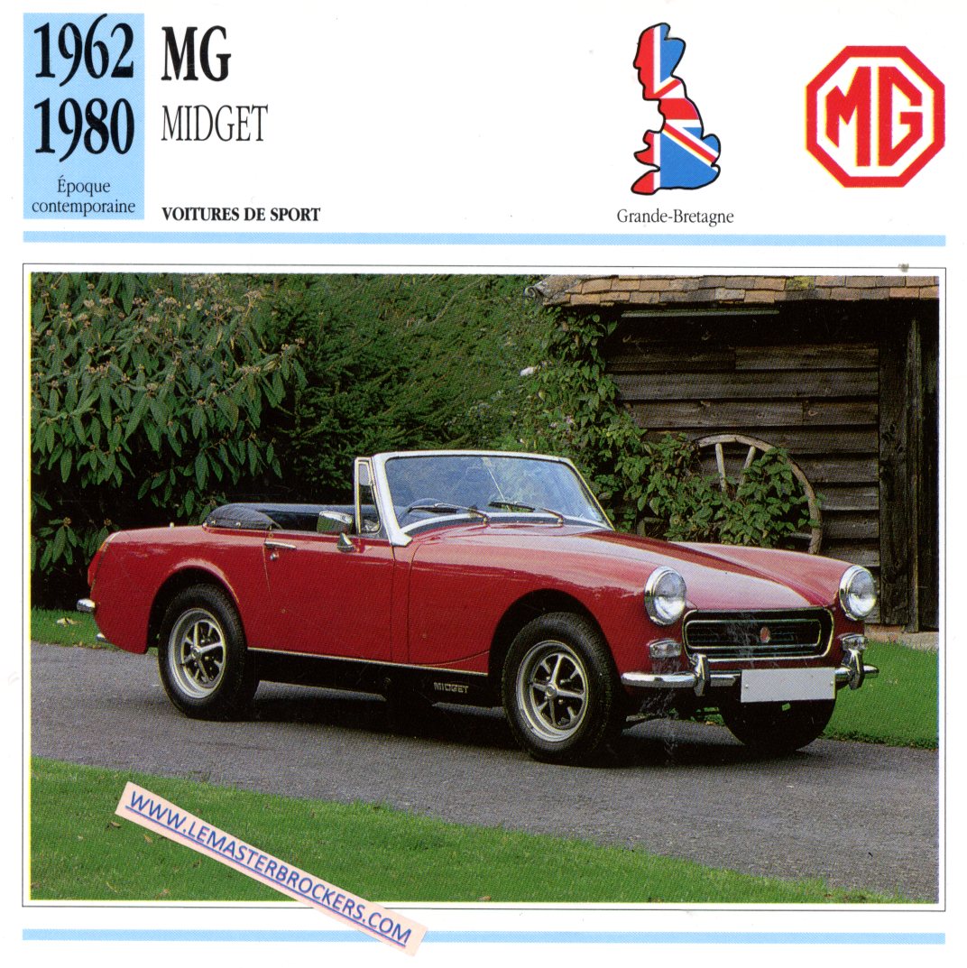 DOCUMENT FICHE AUTO MG MIDGET 1962 1980