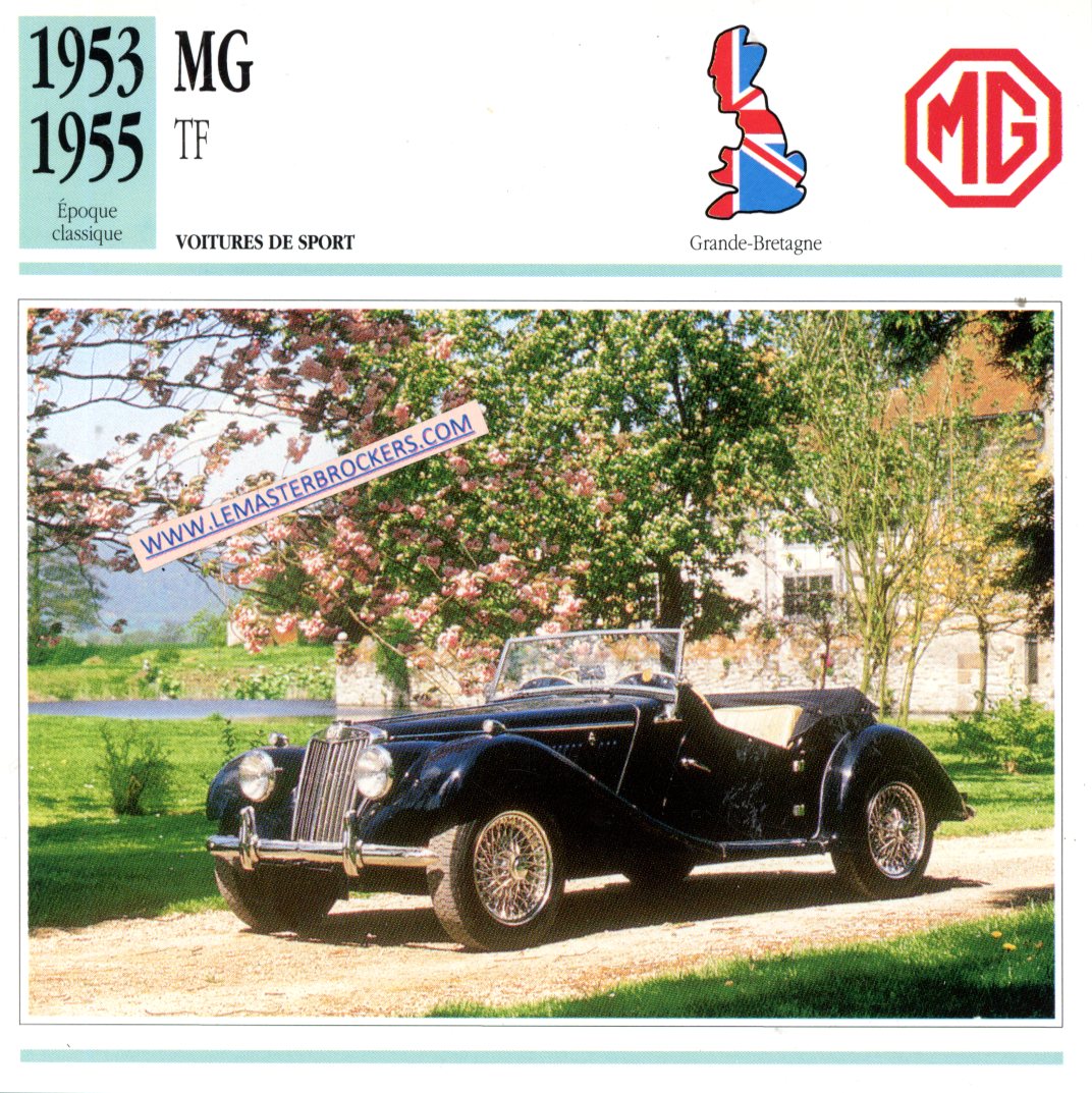 DOCUMENT FICHE AUTO MG TF 1953 1955