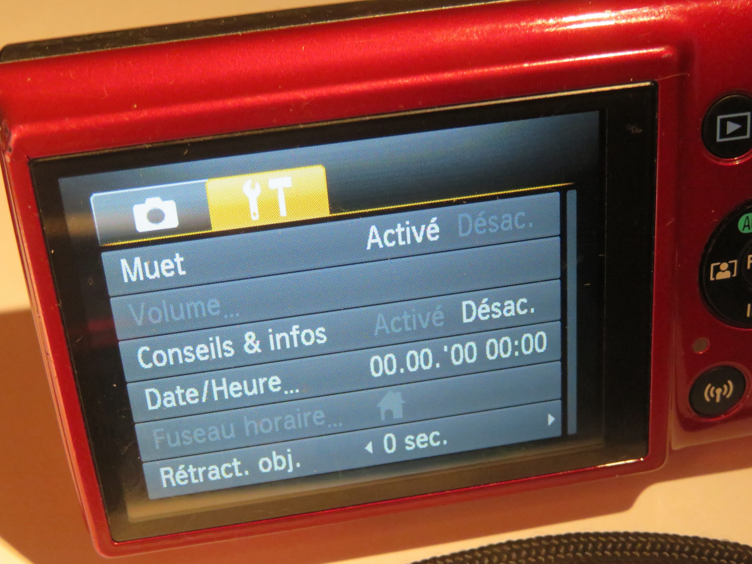 CANON DIGITAL IXUS 180 ROUGE